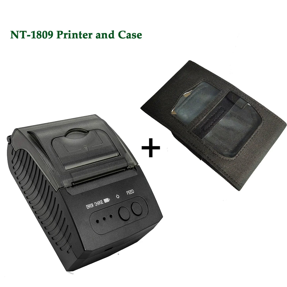 NETUM 1809 Mini Thermal Receipt Printer - 58mm Bluetooth Portable POS