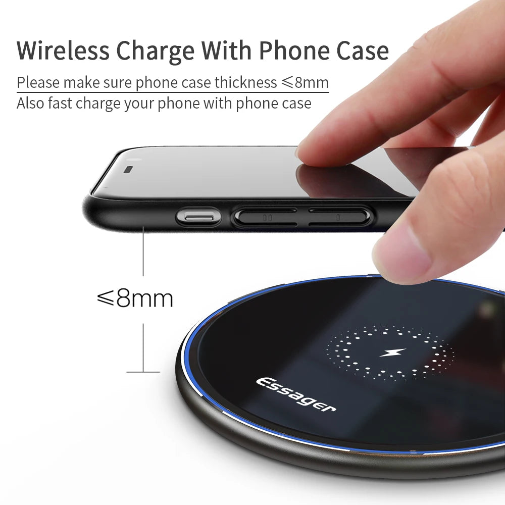 Magnetic Wireless Charging Pad - 15W charging, magnetic alignment