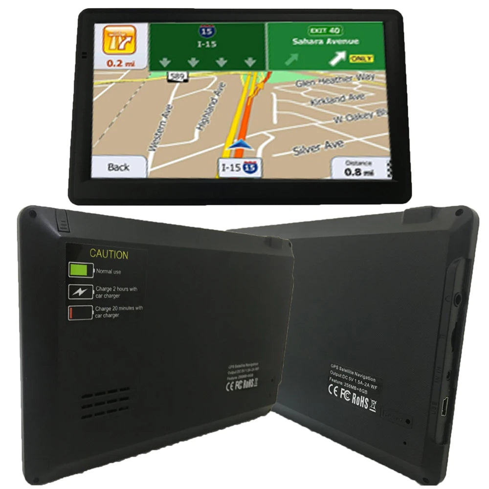 KMDRIVE 7" Inch HD Car GPS Navigator - 7" screen