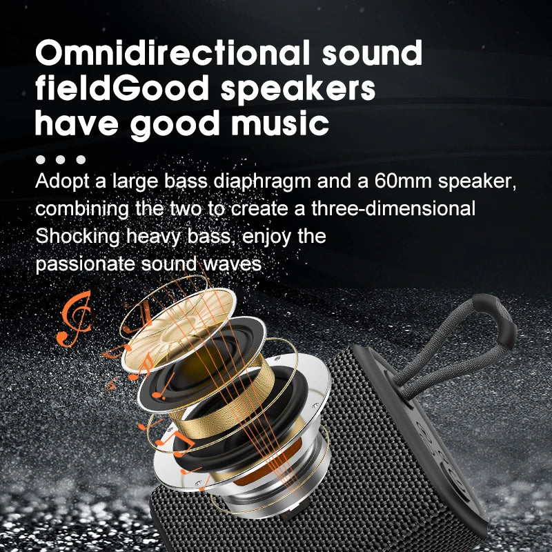 EBS-300 Mini Speaker - Bluetooth 5.0 and 5W output