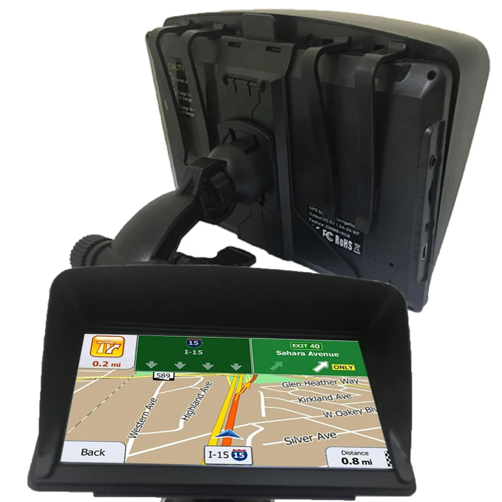 KMDRIVE 7" Inch HD Car GPS Navigator - 7" screen