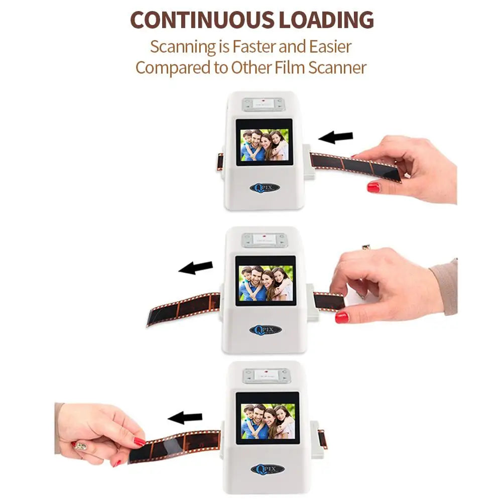 22MP Film Scanner - 2.4" LCD Negative and Slide Converter