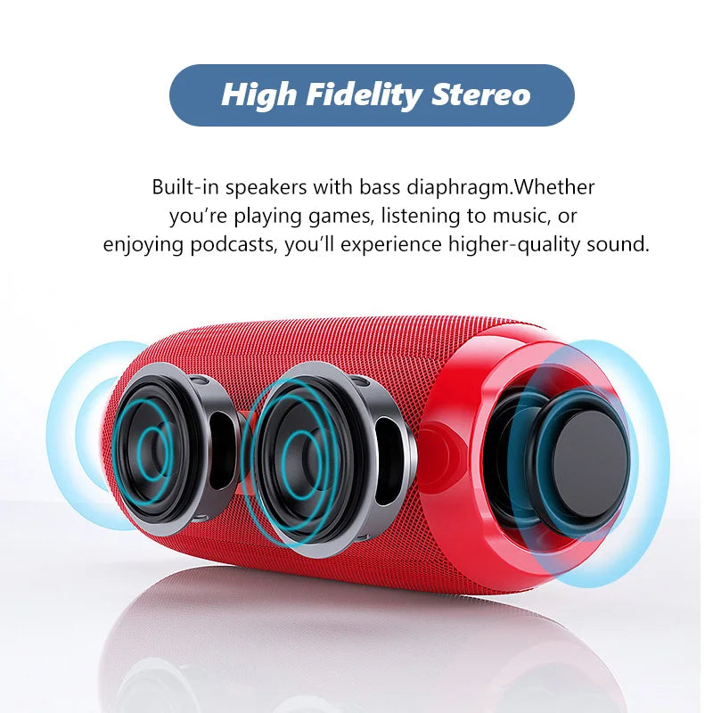 TG117 Outdoor Bluetooth Speaker - 25W output, Bluetooth 4.2, Yes waterproof