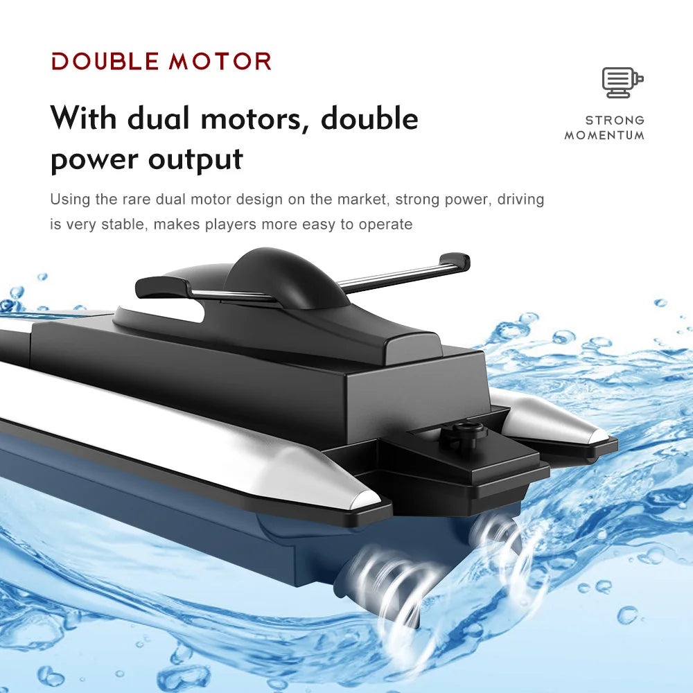 LSRC-B8 RC Racing Boat - Waterproof High-Speed Speedboat