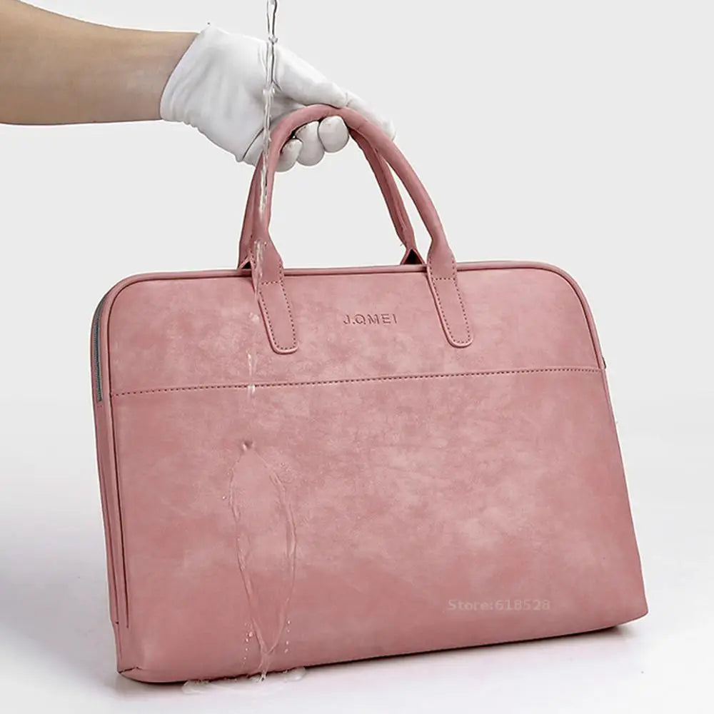 Waterproof Laptop Briefcase - 13-14-15 Inch Compatible Carry Case