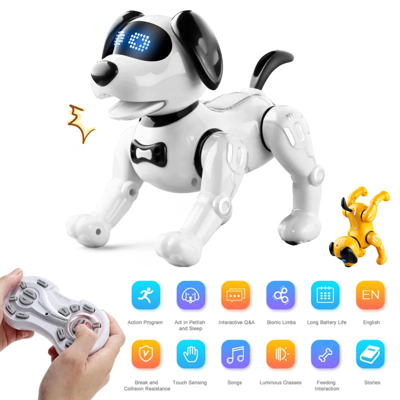 JJRC Smart RC Robot Dog - Talking, Dancing Interactive Toy