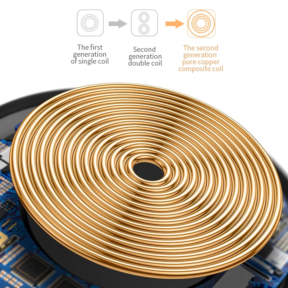Magnetic Wireless Charging Pad - 15W charging, magnetic alignment