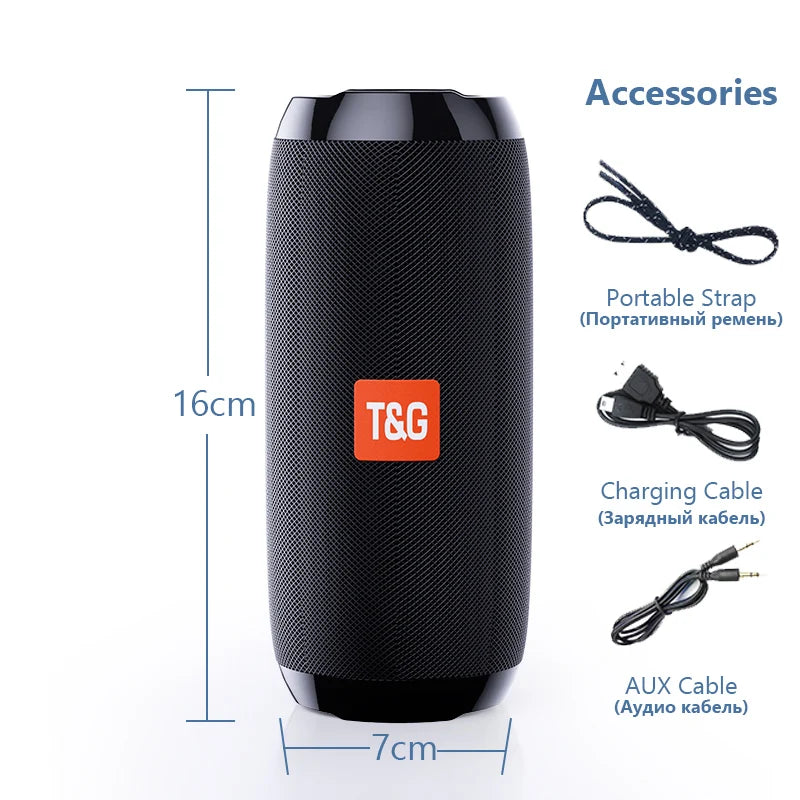 TG117 Outdoor Bluetooth Speaker - 25W output, Bluetooth 4.2, Yes waterproof