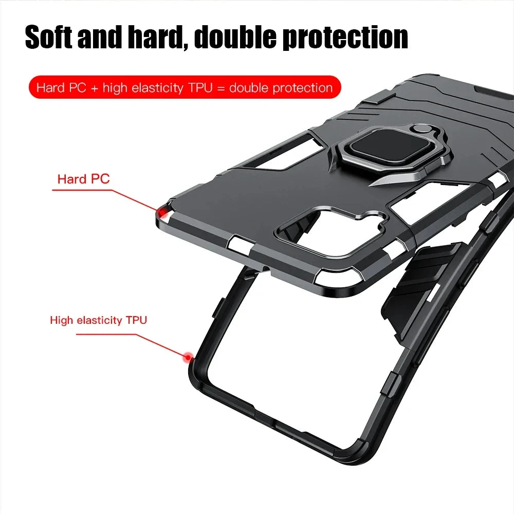 Protective Phone Case for Samsung Galaxy - magnetic hold, shockproof TPU
