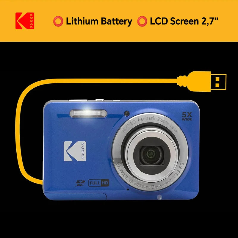 Kodak PIXPRO FZ55 Digital Camera - 16MP, 5X Zoom and 1080P Video