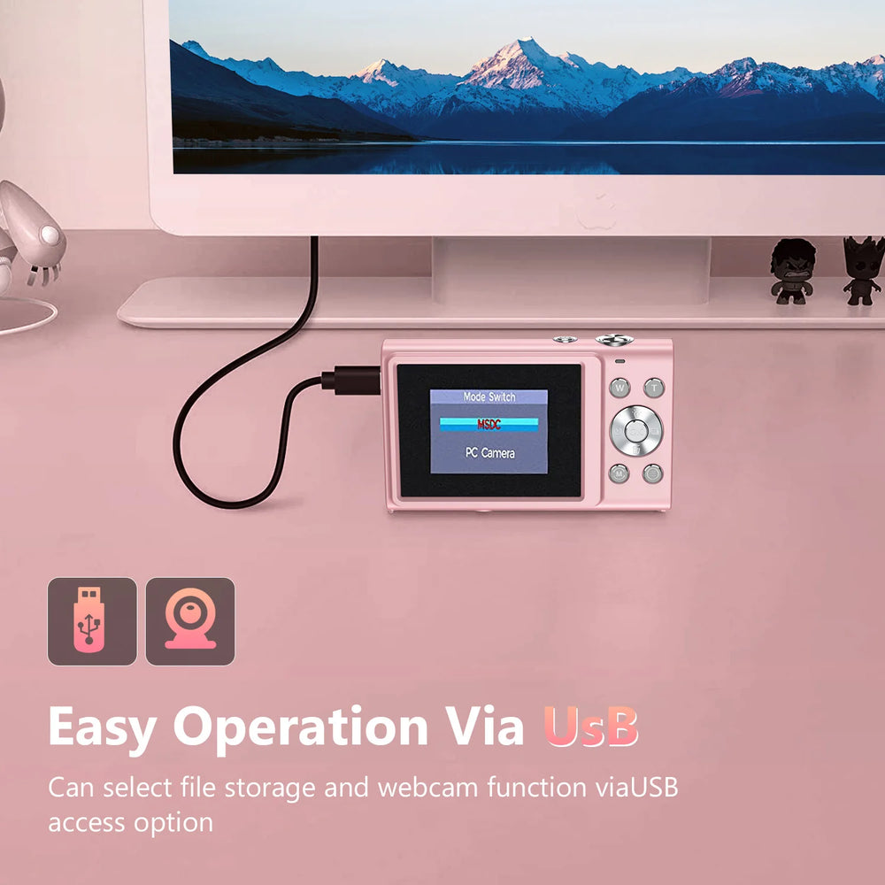 4K Autofocus Vlogging Camera - 48MP with Large Screen