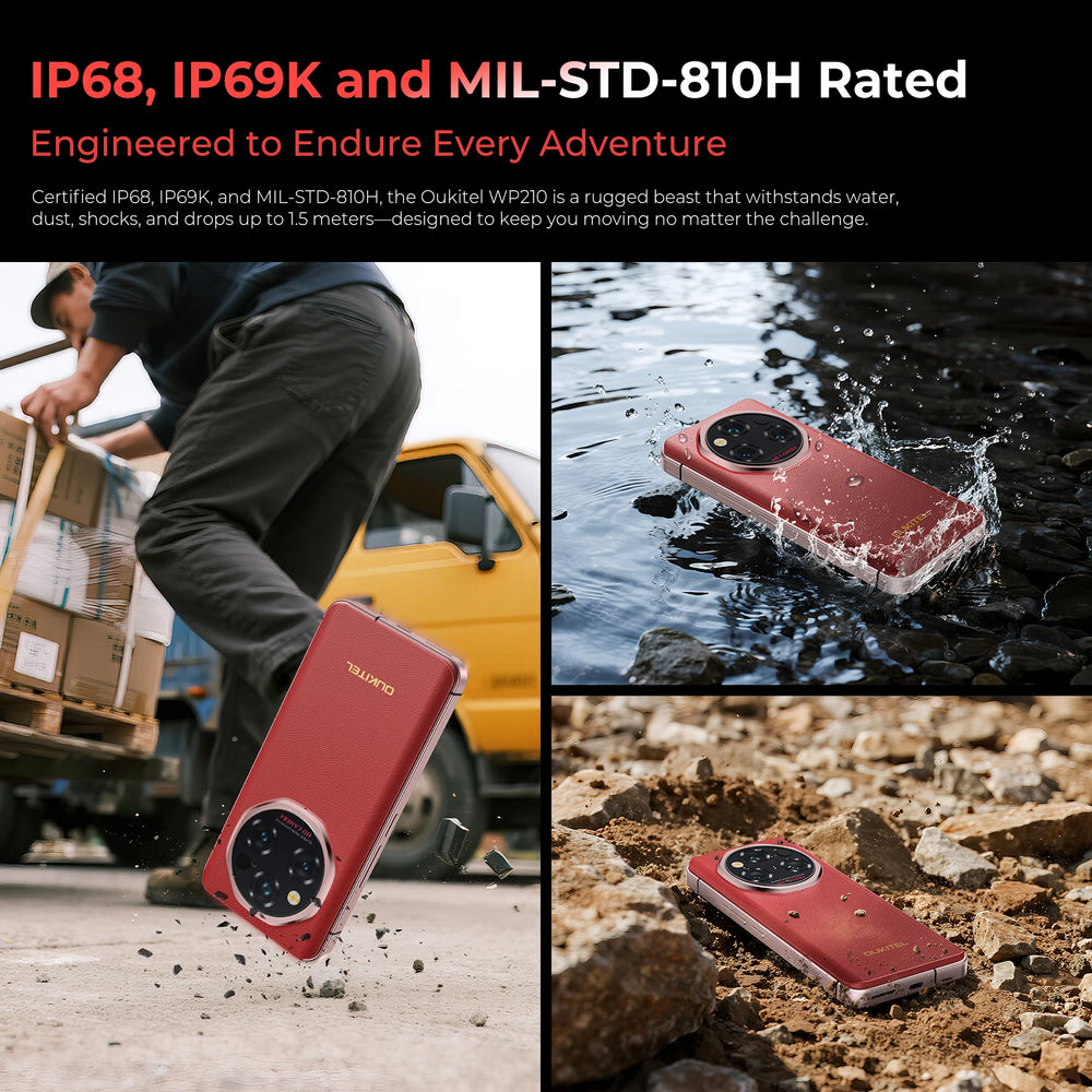 OUKITEL WP210 Rugged - 6.7inch display, 108MP camera and 11000 battery