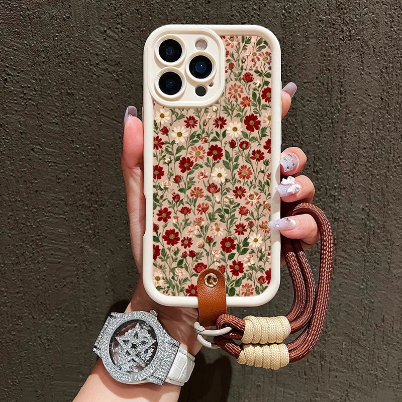 Protective Phone Case for iPhone - crossbody strap