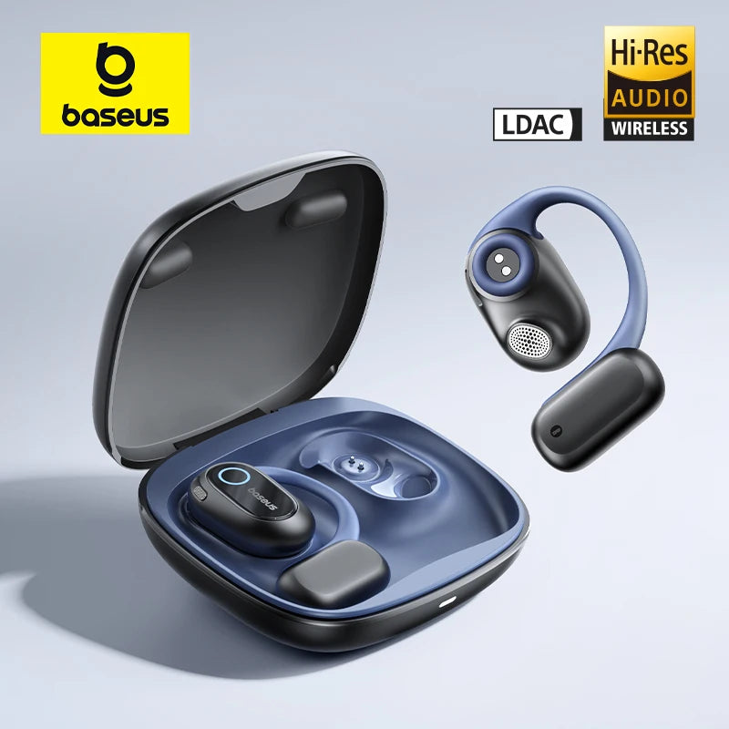 Baseus Bowie MF1/Eli 15i Fit Open-Ear Sport Earbuds - Bluetooth Bluetooth 5.4, 60Hrs playtime and open-ear comfort