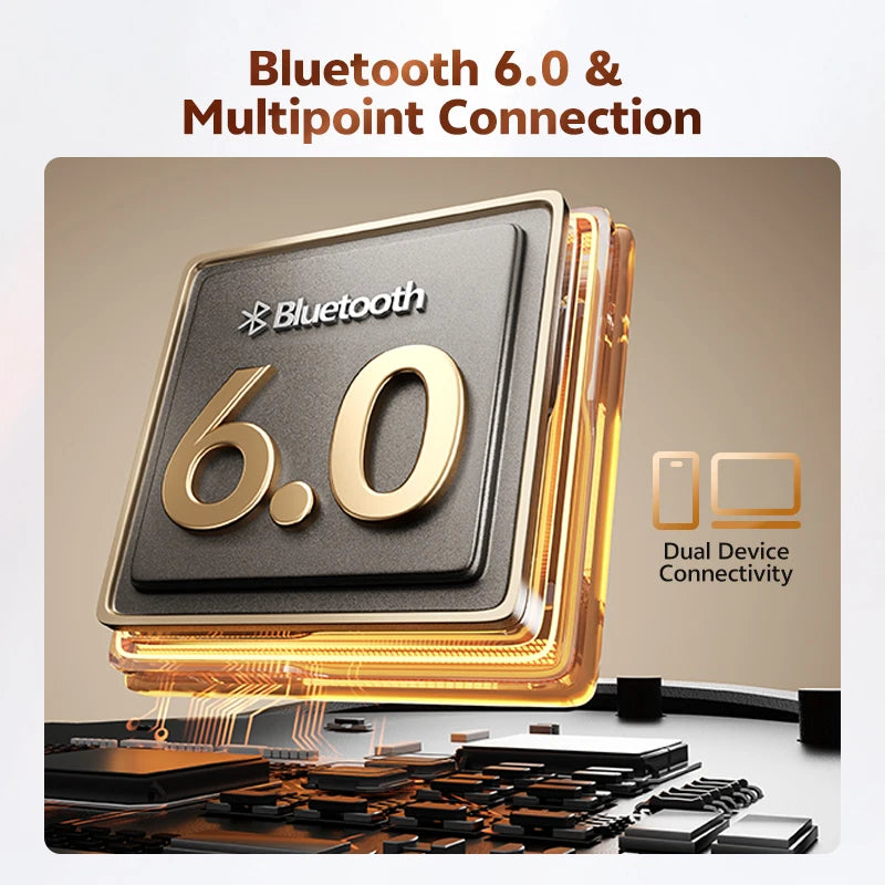 QCY Crossky C50 Open Ear Earbuds - Bluetooth Other, 35 playtime and open-ear comfort