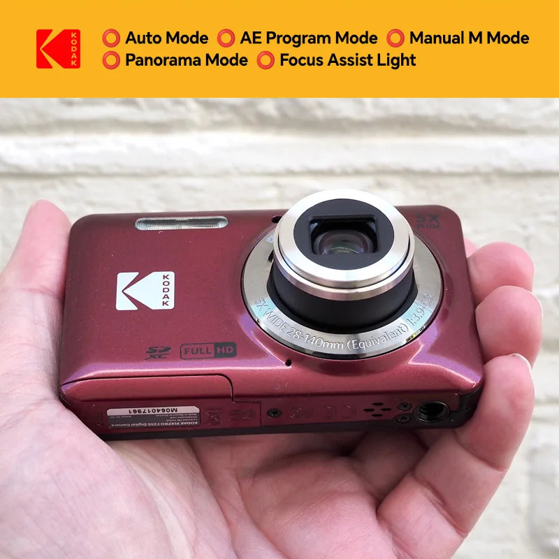 Kodak PIXPRO FZ55 Digital Camera - 16MP, 5X Zoom and 1080P Video