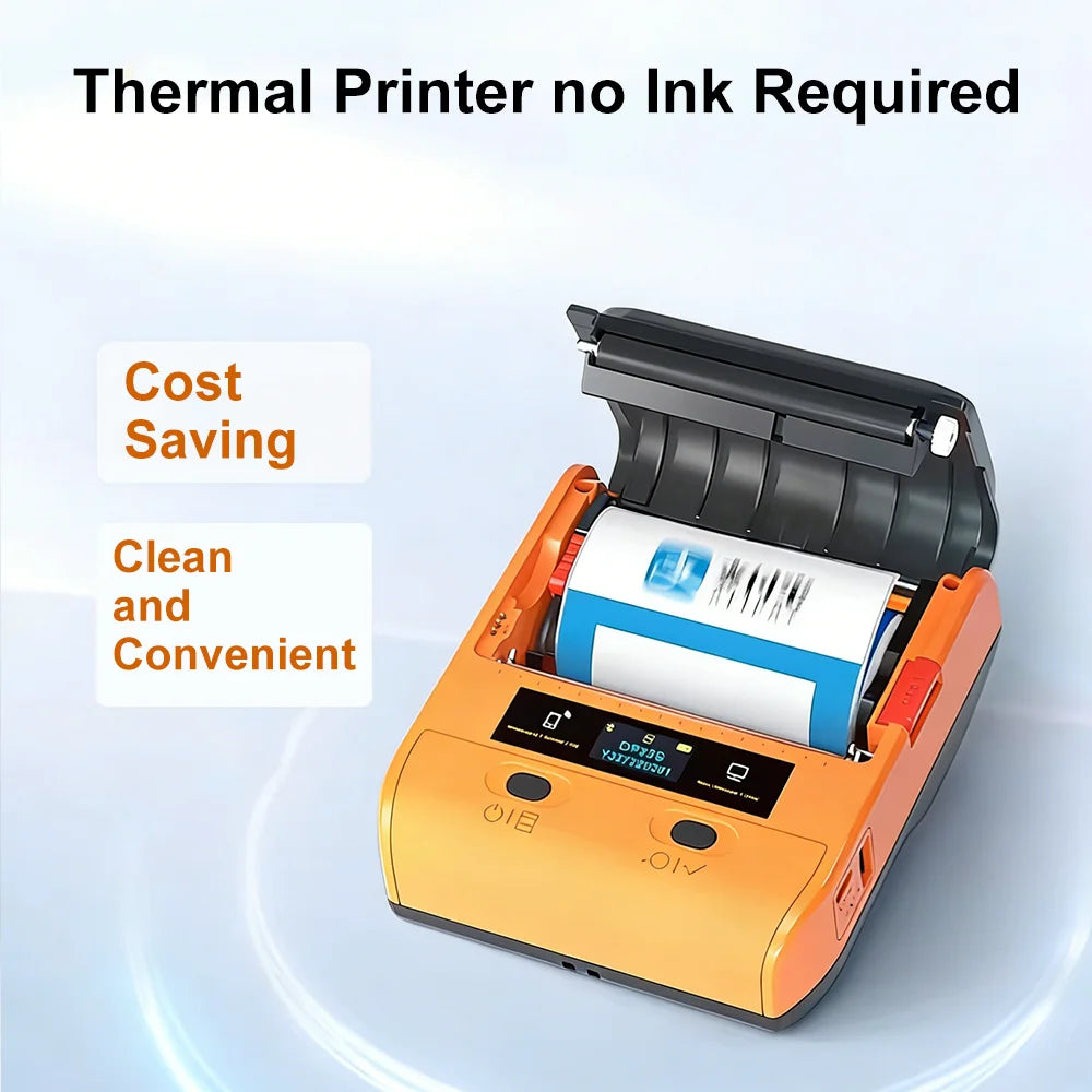 DETONGER DP30S Portable Thermal Label Printer - Bluetooth Sticker Maker