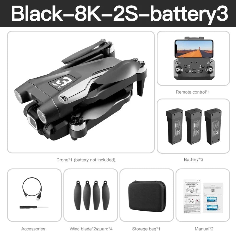 Lenovo Z908 Pro Max GPS Drone - 8K Camera and Obstacle Avoidance