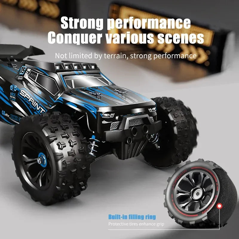 4WD RC Drift Car - High-Speed Stunt Vehicle with Lights