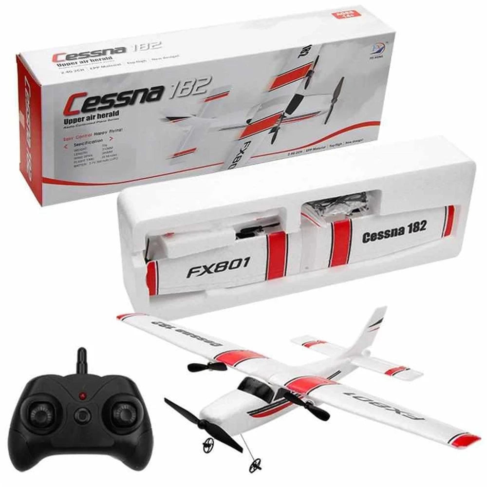 FX801 RC Airplane - 2.4G 2CH EPP Foam Fixed-Wing Aircraft