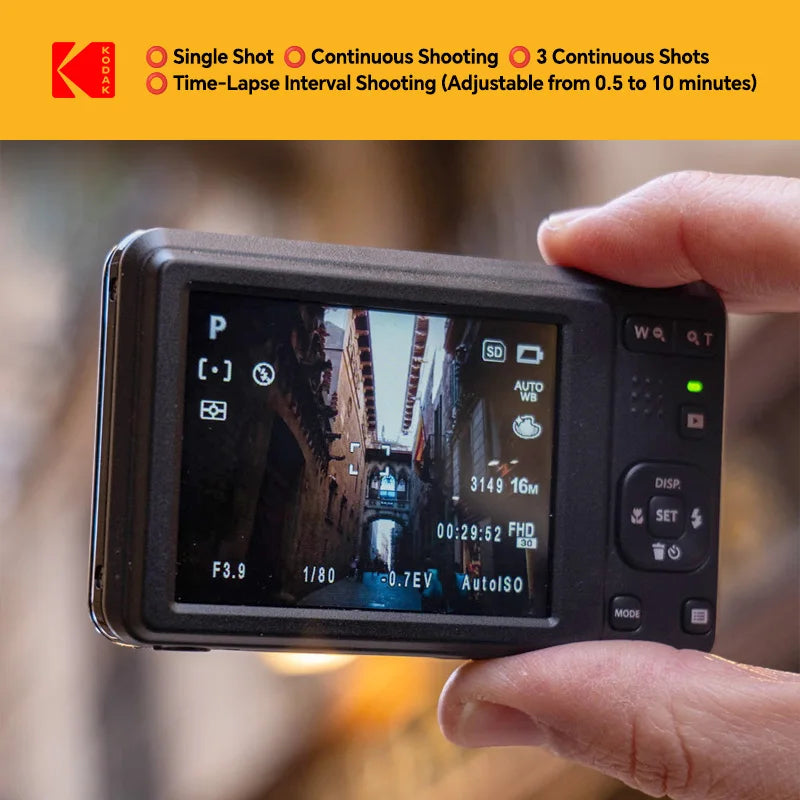Kodak PIXPRO FZ55 Digital Camera - 16MP, 5X Zoom and 1080P Video
