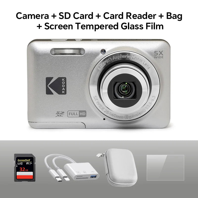 Kodak PIXPRO FZ55 Digital Camera - 16MP, 5X Zoom and 1080P Video