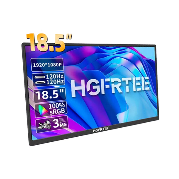 HGFRTEE 18.5" Portable Monitor - 18.5 inch,18.5 display, 120 Hz refresh rate