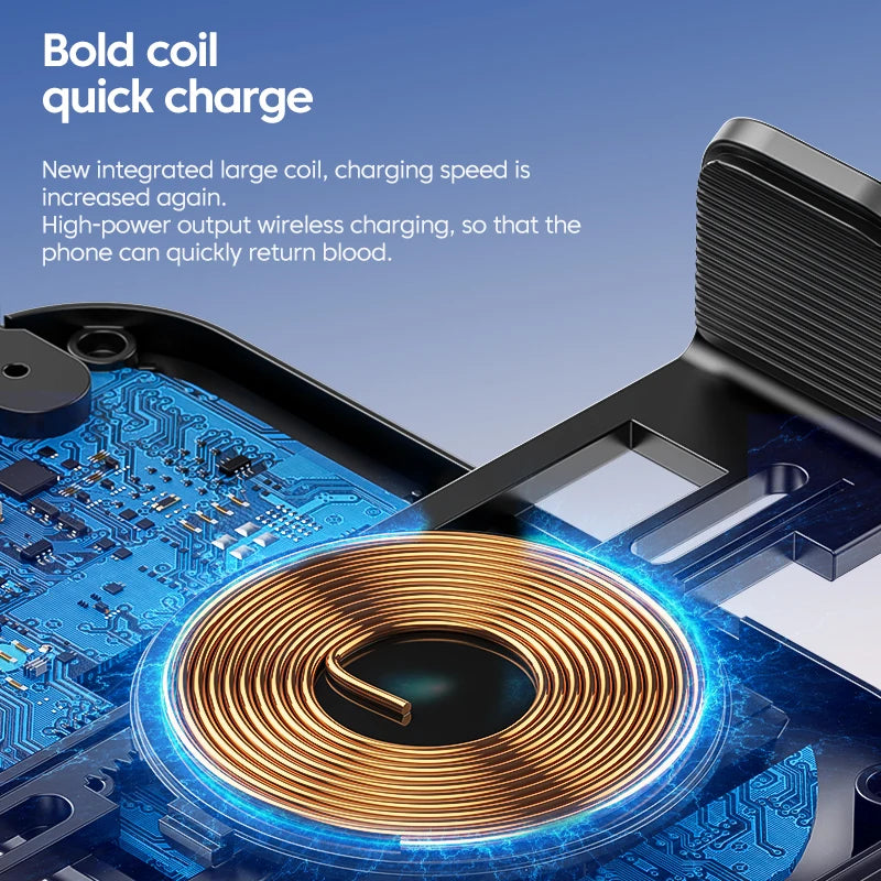 15W Wireless Car Charger Mount - 15W charging, smart car mount