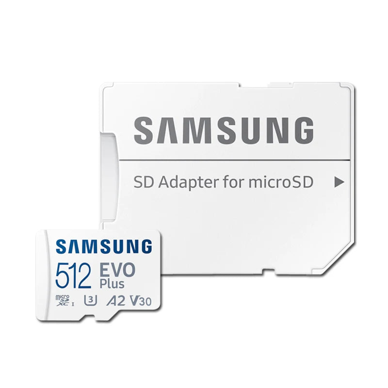 Samsung EVO microSDXC Card - U3 V30 High-Speed Memory for 4K Video