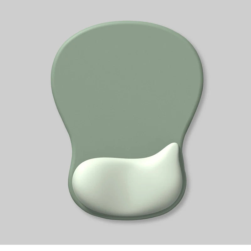 Ergonomic Gel Wrist Rest Mouse Pad - Smooth Support with Non-Slip Base
