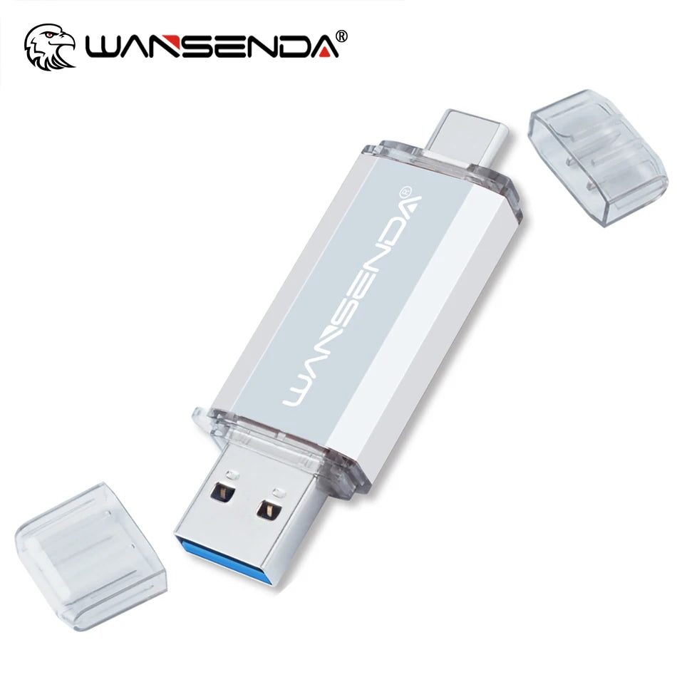OTG USB 3.0 Flash Drive - Dual USB and Type-C Portable Storage