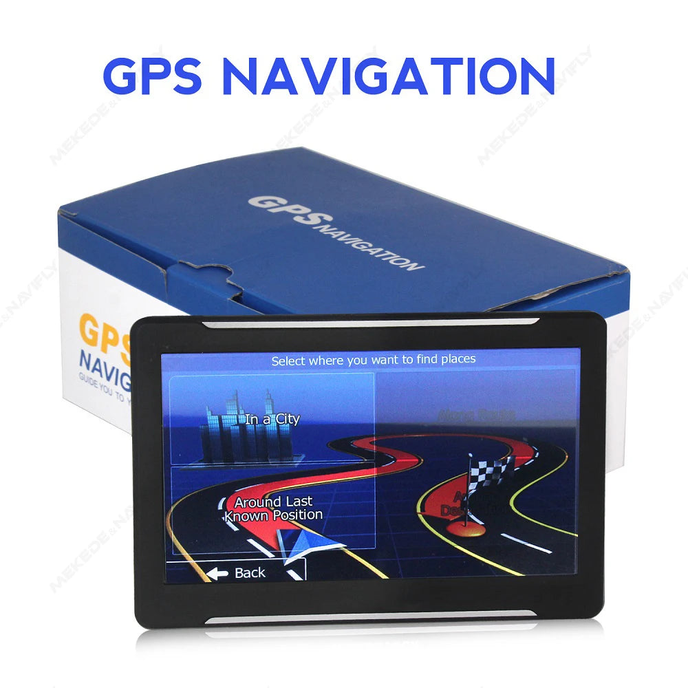 Car GPS Navigation 7" Navigator - Touch Screen, Europe Maps and TF Support