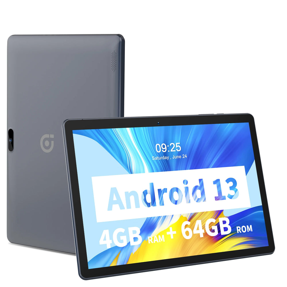 PRITOM 10" Android Tablet - SIM Slot, WiFi, GPS and 64GB Storage