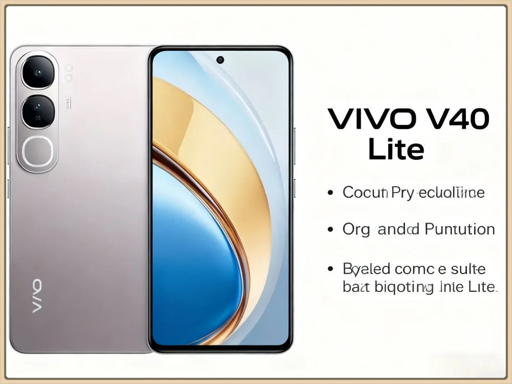 VIVO V40 Lite - 6.67" display, 50MP camera and 5000 battery