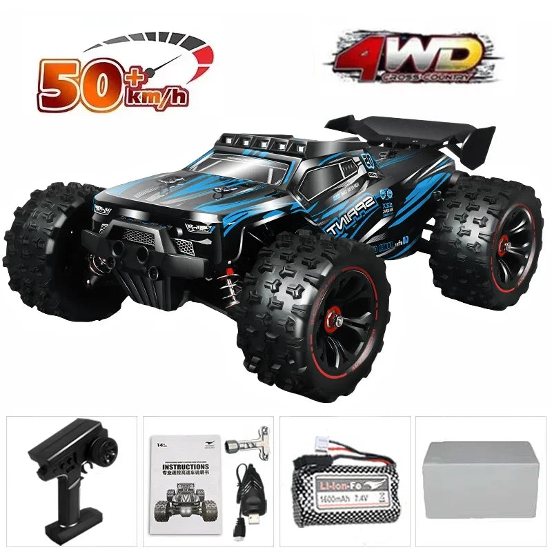 4WD RC Drift Car - High-Speed Stunt Vehicle with Lights