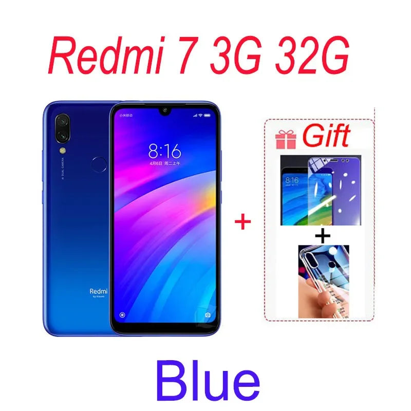 Xiaomi Redmi 7 Smartphone - 6.81" display, 8MP camera