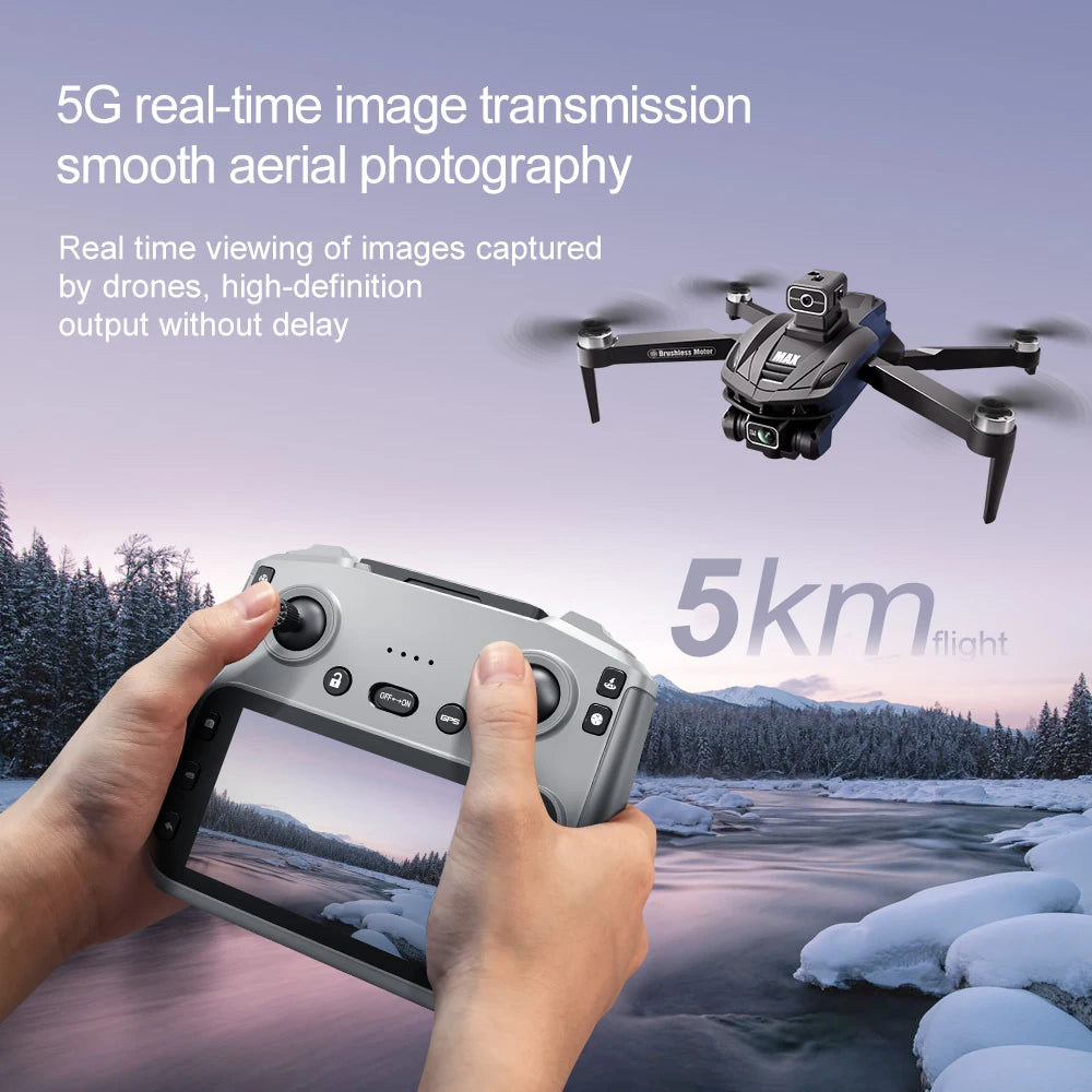 2025 V168 Pro MAX Drone - 8K camera, GPS control and obstacle avoidance