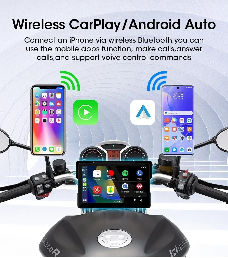 Jansite 5/7 inch Portable GPS Navigator - 5 inch/7 inch screen, wireless CarPlay and Android Auto