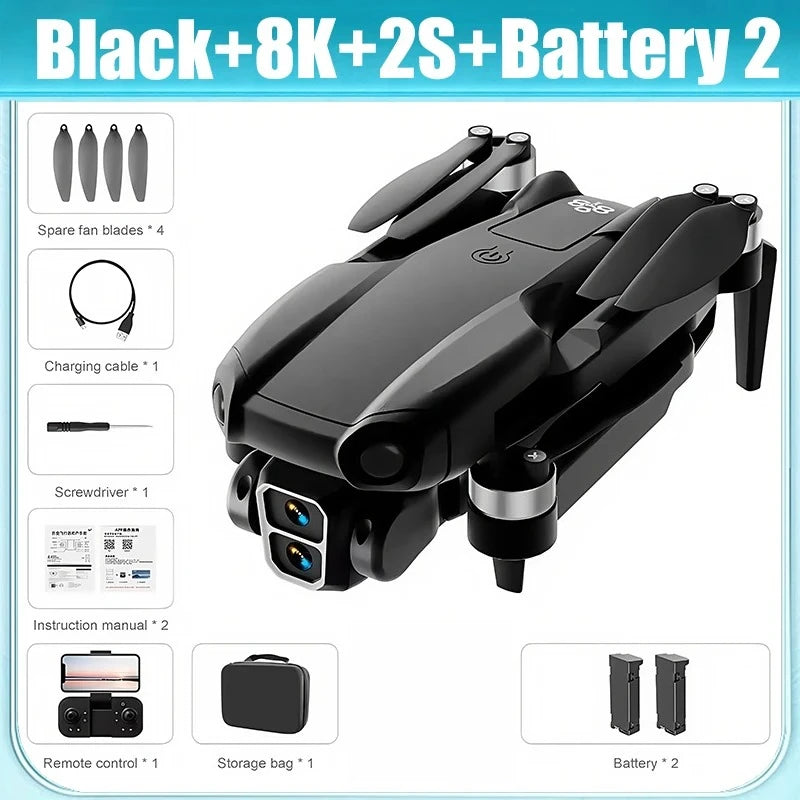 A888 Pro Drone - 4K Dual Camera and 3-Sided Obstacle Avoidance