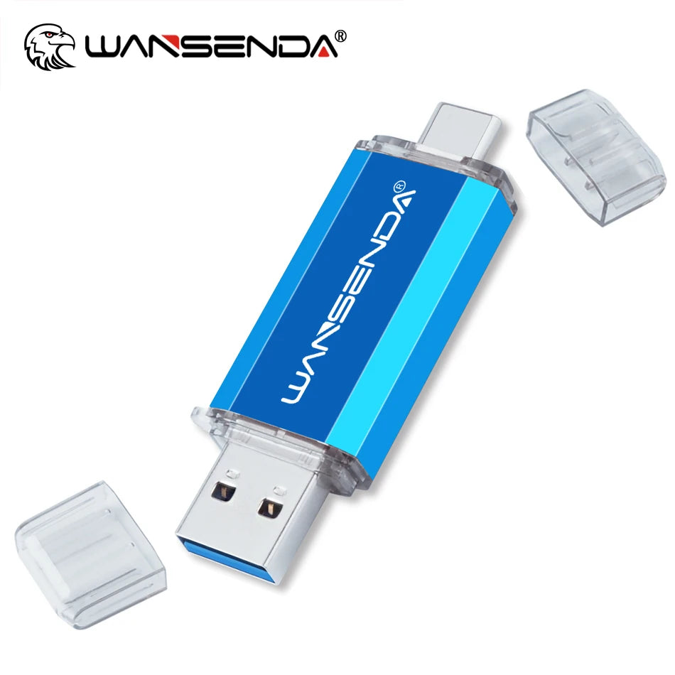 OTG USB 3.0 Flash Drive - Dual USB and Type-C Portable Storage