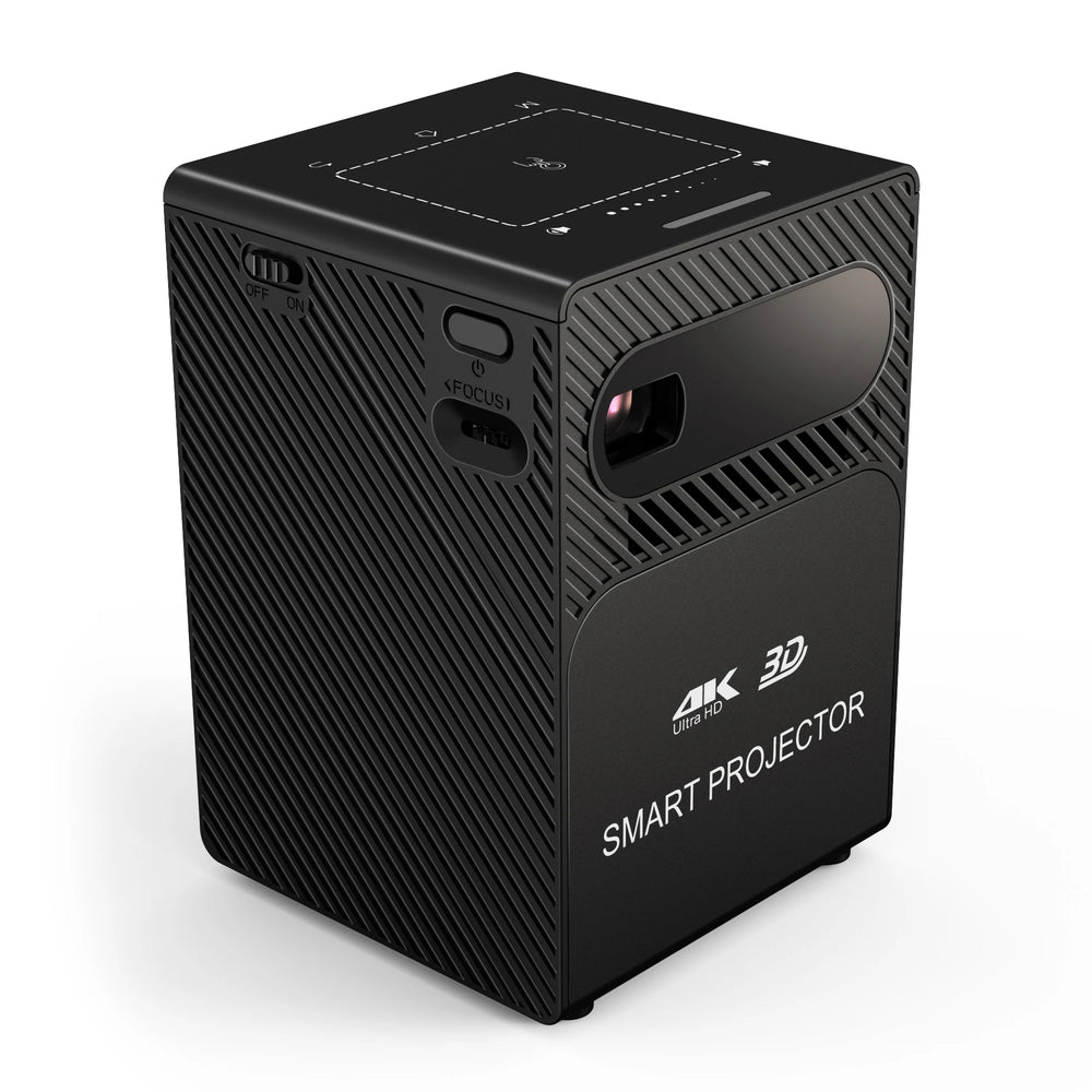 XIAOQIAODZ Projector - 720P support, Android 9.0, WiFi streaming