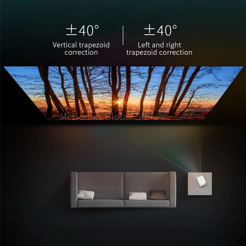 LEEDOAR,Wanbo T2 MAX Projector - 1080P support, Android 9.0