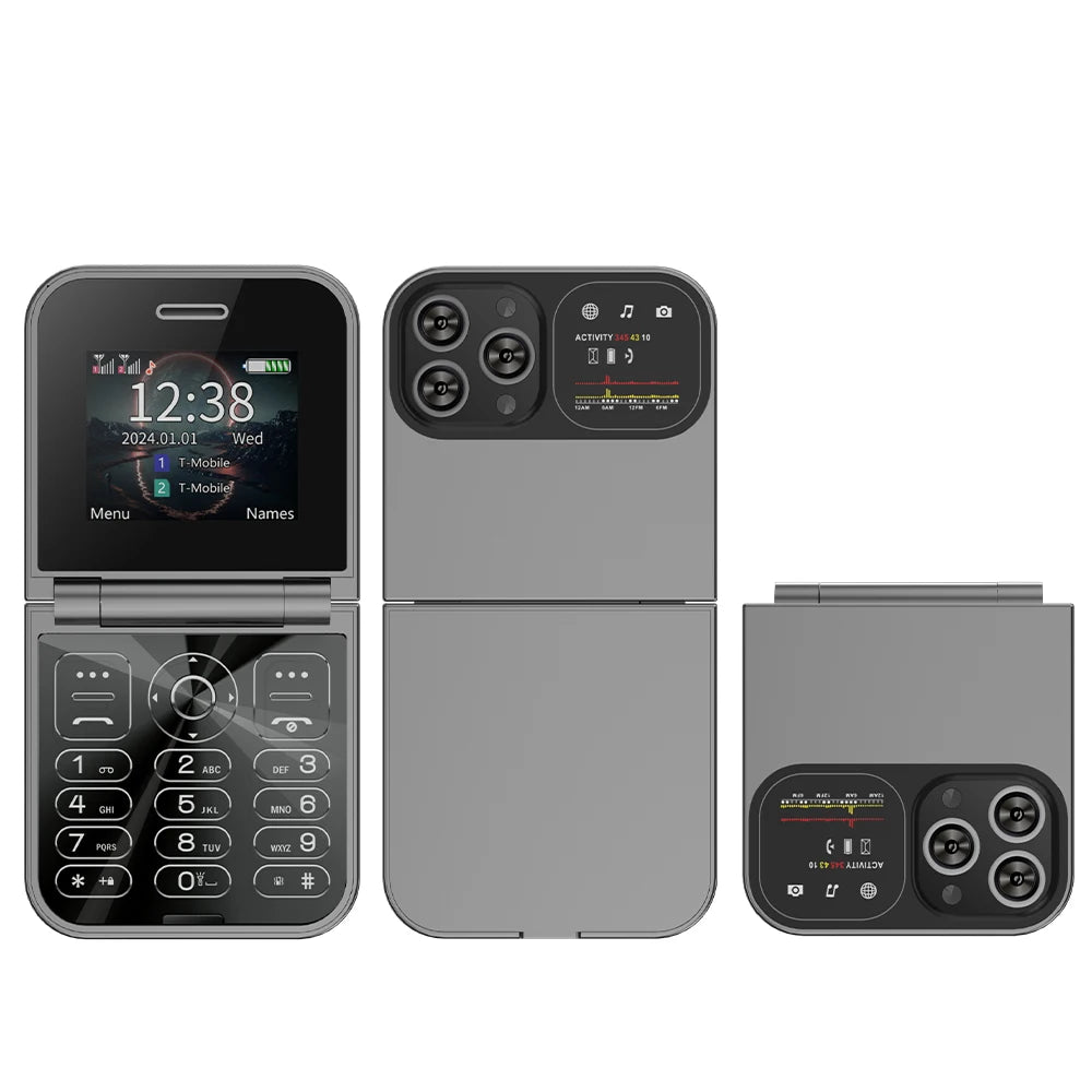 SERVO F15 Mini Flip Phone - 2.0" display, None Front Camera camera