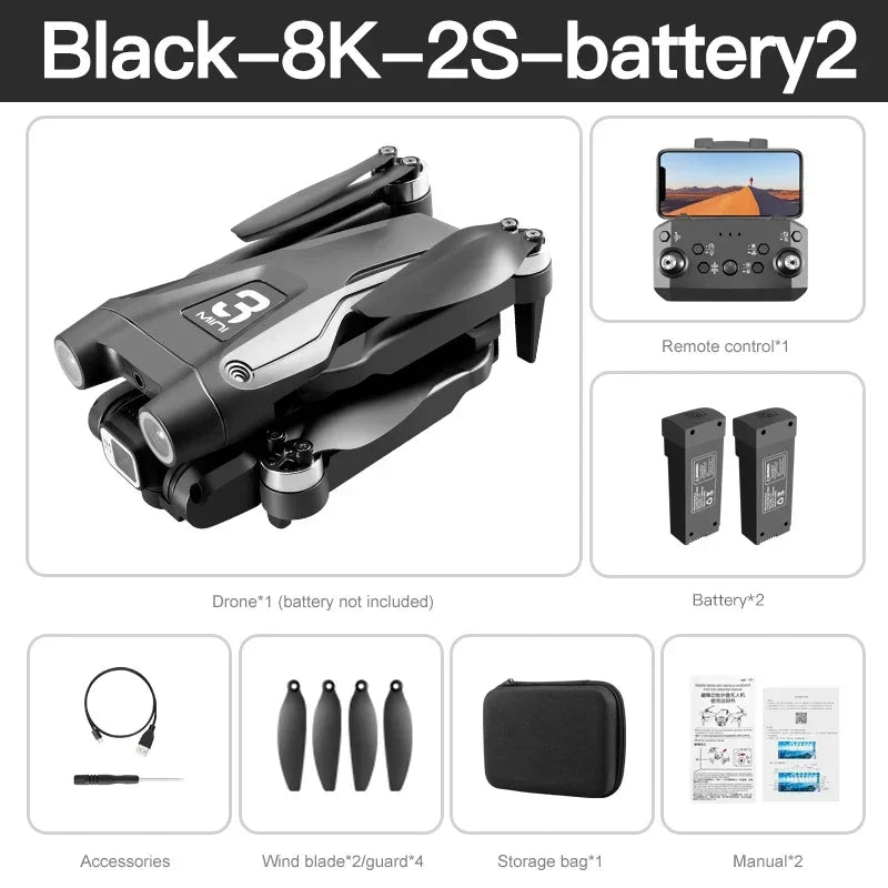 Lenovo Z908 Pro Max GPS Drone - 8K Camera and Obstacle Avoidance