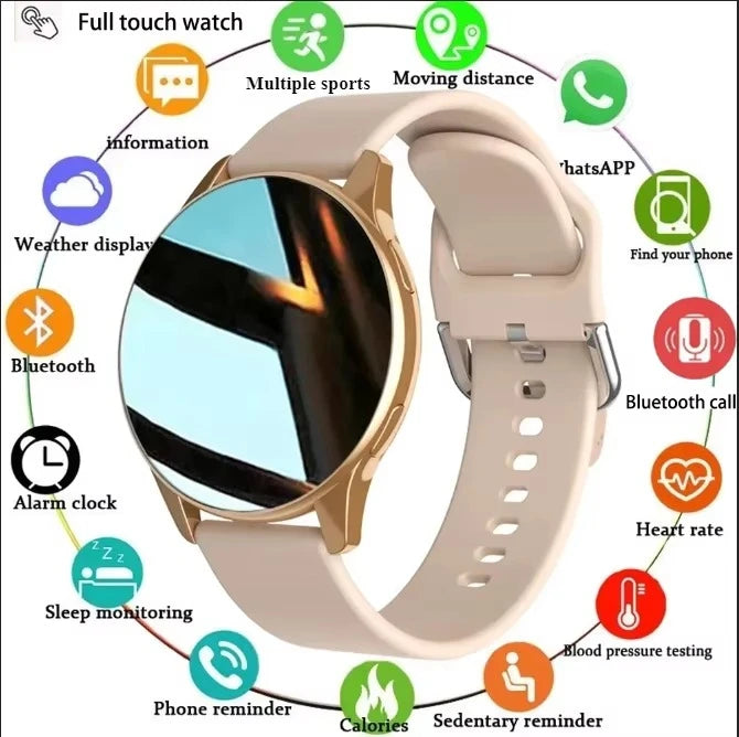 DIXSG Smart Watch - 1.28" HD display, Bluetooth calling, heart rate tracking