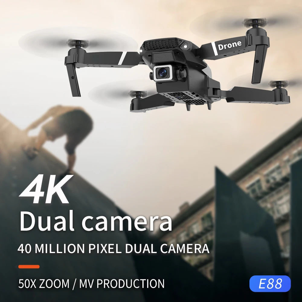 Drone E88 pro RC Drone - 4K camera and 5G WiFi FPV