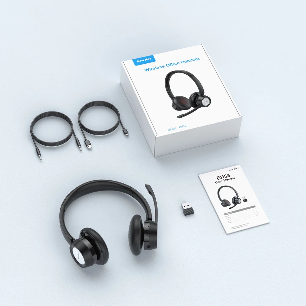Bee BH58 Earbuds - Bluetooth 5.0 and 25 Hrs playtime