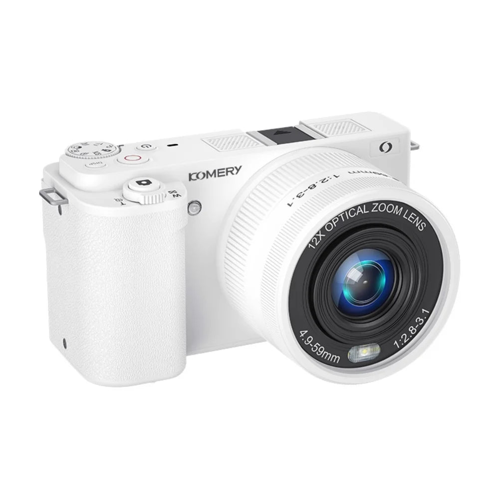 4K Digital Selfie Camera - 64MP, 12X Zoom and Flip Screen
