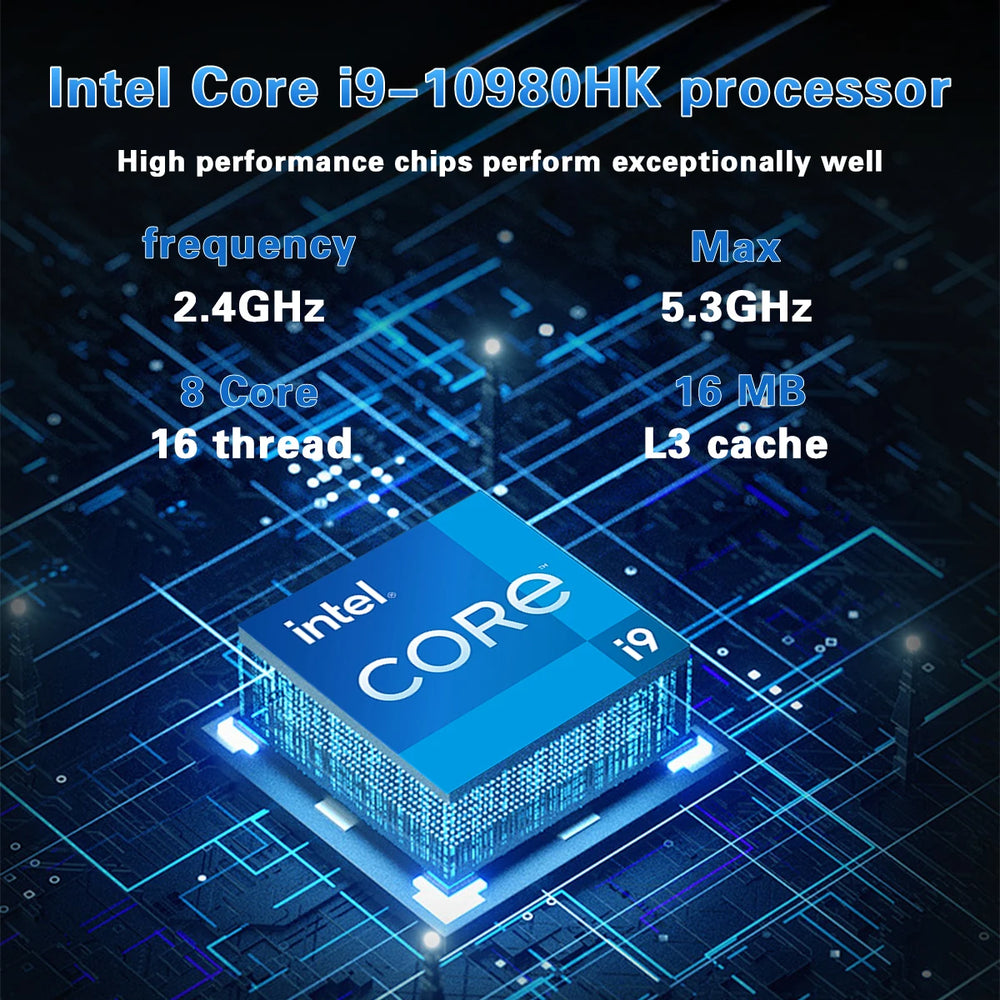 ACEKAMAS 2025 Gaming Laptop - Intel Core i9, 4K Display and 16GB RAM