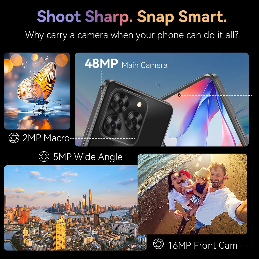 Cubot Note 60 Smartphone - 7.2" display 120 Hz, 16MP camera